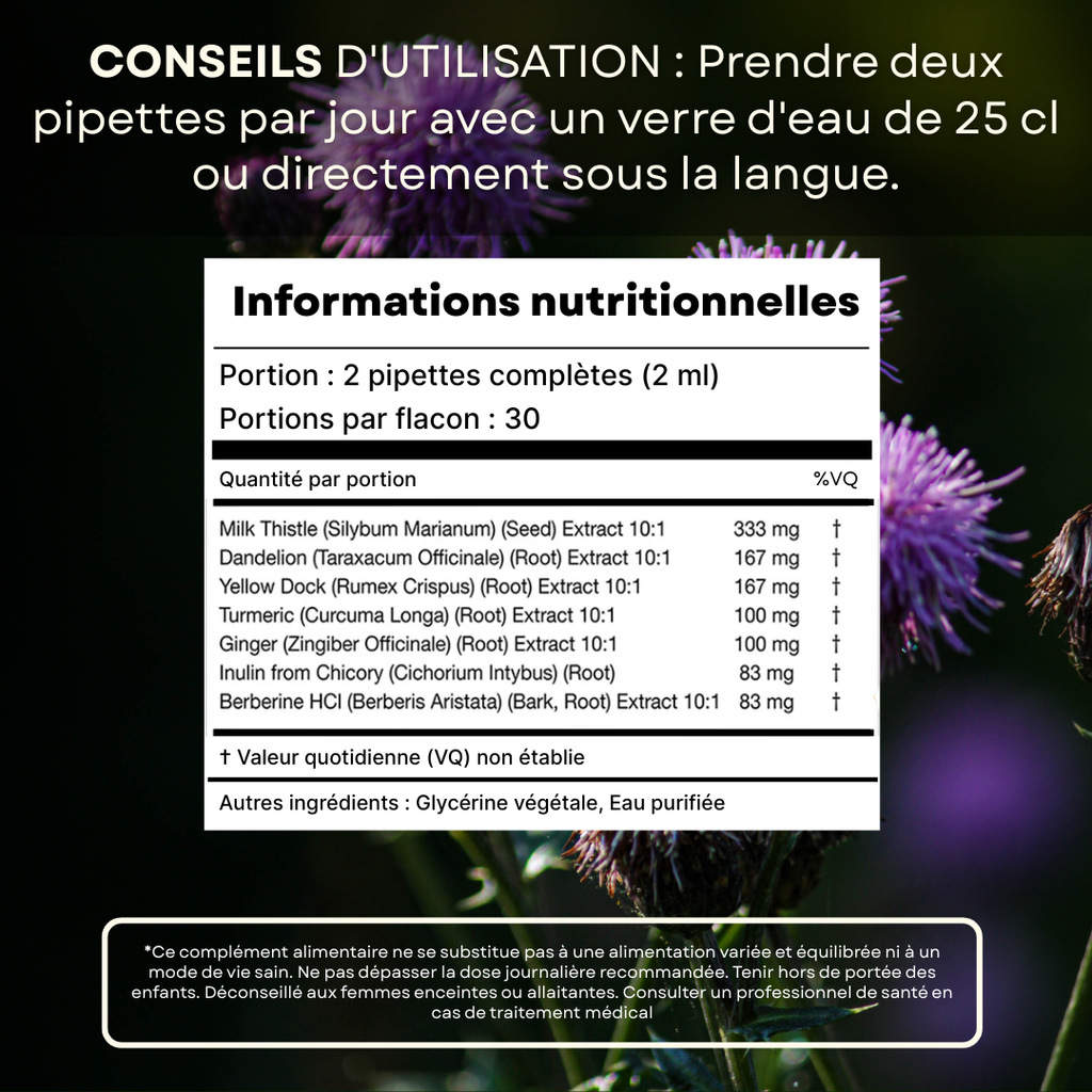 Super Liver -  Detox Foie, Parasites, Côlon